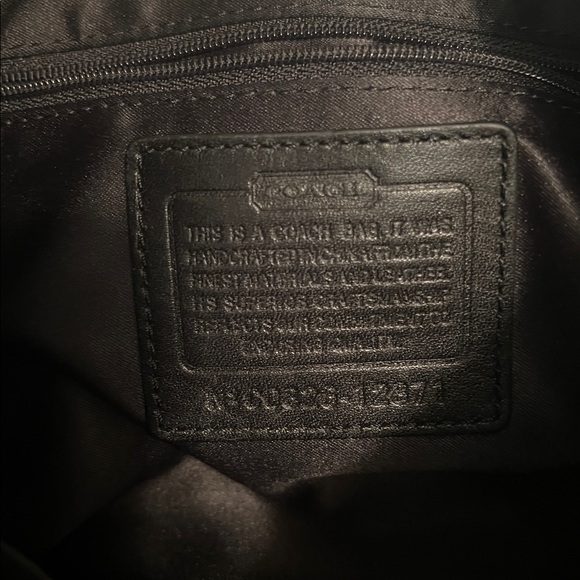 Coach Black Leather Interior Label - Picture 7 of 9